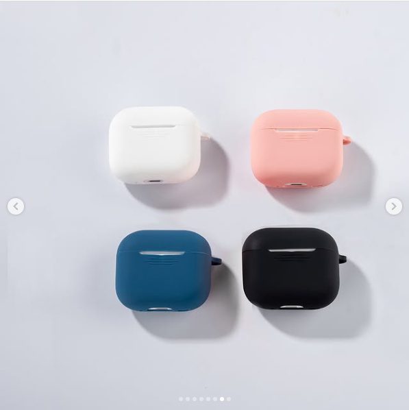 XO K16 APS4 silicone headphone case with Hook for AirPods4 Pink