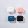 XO K16 APS4 silicone headphone case with Hook for AirPods4 Black