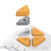 XO SS19 Multi-functional mobile phone bluetooth button remote control Swipe video artefacts white