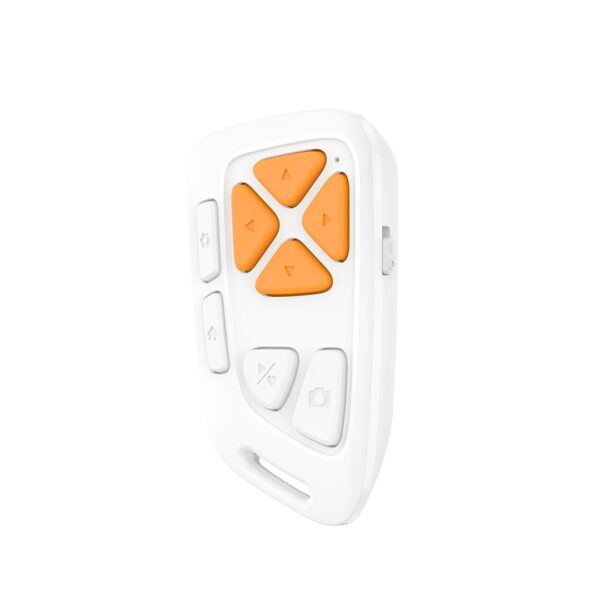 XO SS19 Multi-functional mobile phone bluetooth button remote control Swipe video artefacts white