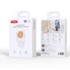 XO SS19 Multi-functional mobile phone bluetooth button remote control Swipe video artefacts white