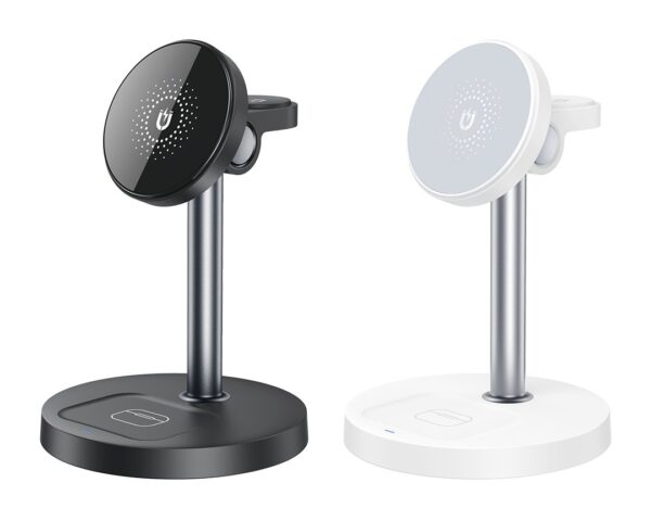 6975837582750 XO CX038 Desktop Holder 15W 3-in-1 Wireless Charger (with Iron Piece) black