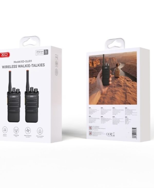 XO DJJ01 (EU) Walkie Talkie (pair) black