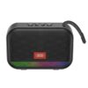 XO F66 Illuminated Small Portable Speaker Black