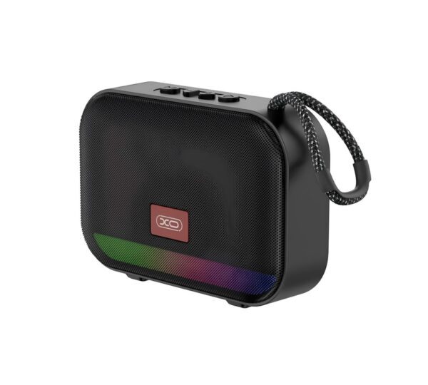 XO F66 Illuminated Small Portable Speaker Black