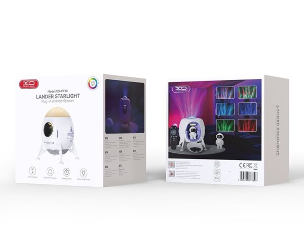XO CF38 Starlight Lander Ambient Light + Speaker White
