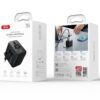 XO WL36 20W Universal Travel Converter Charger 2USB-C+1USB-A black