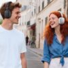 XO BE55 Folding & Swivelling Headband Noise Cancelling ANC Headphone black