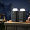 6975837585874 XO PR287 PD20W+QC22.5W Three Inputs and Six Outputs Comes with Four Cables + Lighting Fast Charging Mobile Power 80000mAh Black
