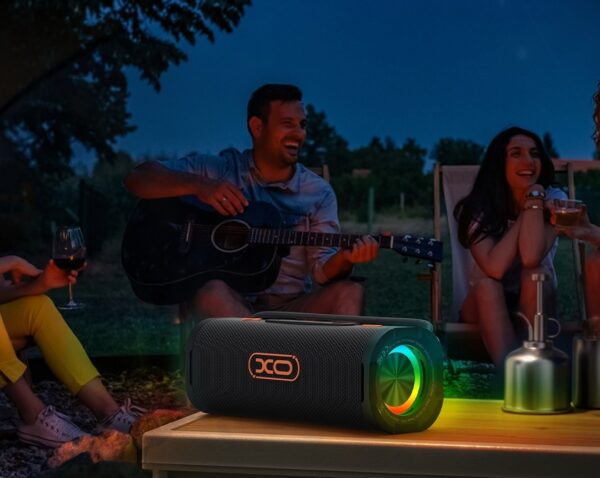 XO F76 Portable Outdoor Dynamic RGB Wireless Speaker black