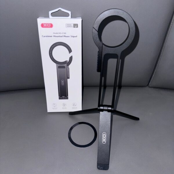 6975837586147-2 XO C180 Portable Tripod with Magnetic Assisted Shooting Photo Stand black