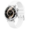 XO J13 AMOLED Screen Round Rhombus Women's Watch Silver