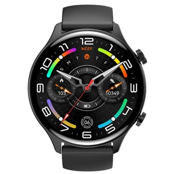 XO J14 Round 1.75 inch AMOLED Large Screen Sports Watch Talking Watch black