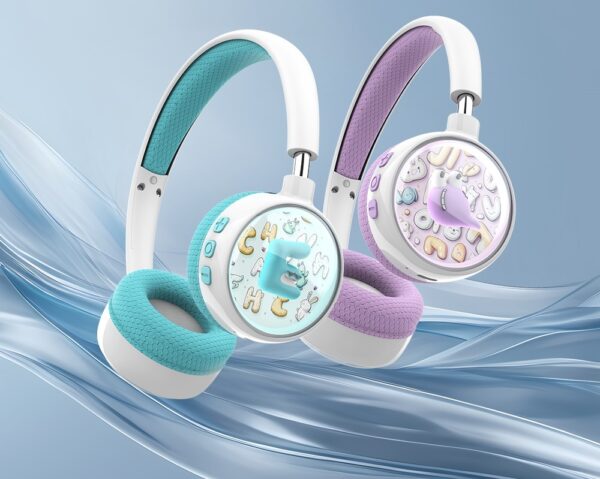 XO BE57 Colorful Elf Kids Wireless Headphones purple