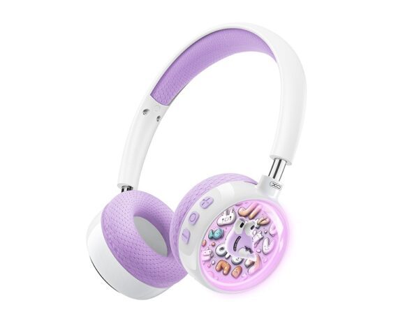 XO BE57 Colorful Elf Kids Wireless Headphones purple