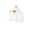 6975837587649-2 XO OZ15 Ghost Duck Silicone Clap Light 1200mAh White