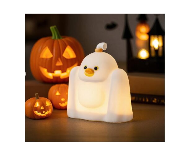 6975837587649 XO OZ15 Ghost Duck Silicone Clap Light 1200mAh White