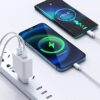 Wiwu PD+QC Charger+ Cable sets EU Plug+ A to C  Wi-U002 A-C White