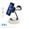 Wiwu Wi-W002 3 in 1 Cableless charger White