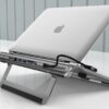 Wiwu 2 in1 laptop stand & Hub A821CH Gray