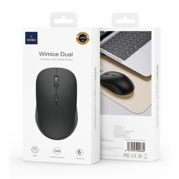 Wiwu WM108 2.4G+BT5.0 White