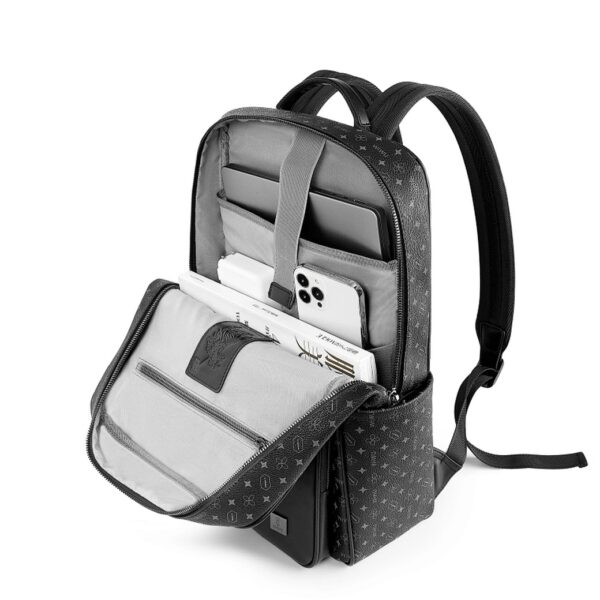 6976195096057-2 Wiwu Master Fingerprint Lock Backpack Black
