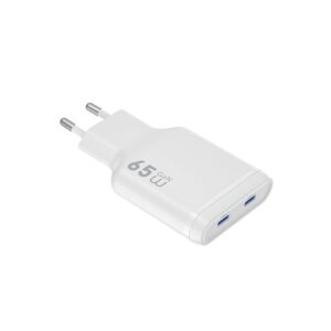 Wiwu 65W Essen Slim Ultra-Compact GaN Charger Wi-G035 White