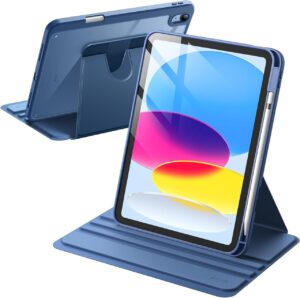 Wiwu 360°Rotation magnetic protective Case for iPad 10/109 inch/2022 Light Blue