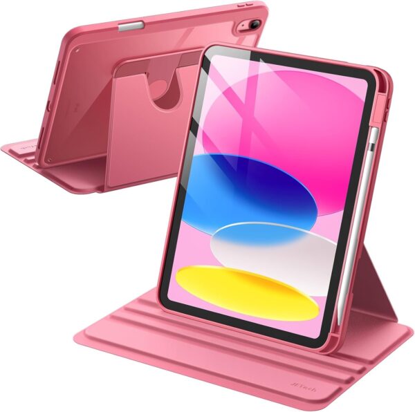 WIWU 360°Rotation magnetic protective Case for iPad 11 pro/2024 Pink