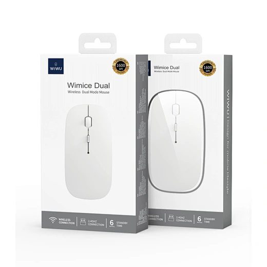 Wiwu Wimice Dual Mode Mouse  WM101 Pro White