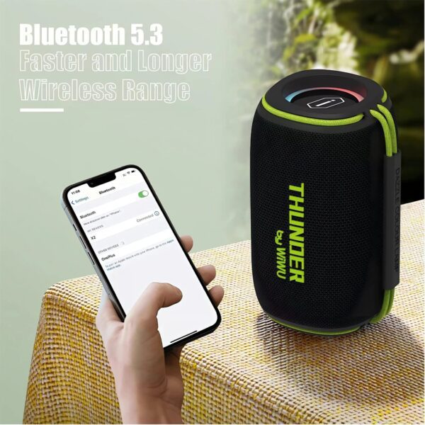 Wiwu WiWU Thunder Wireless Portable Speaker H5 Black