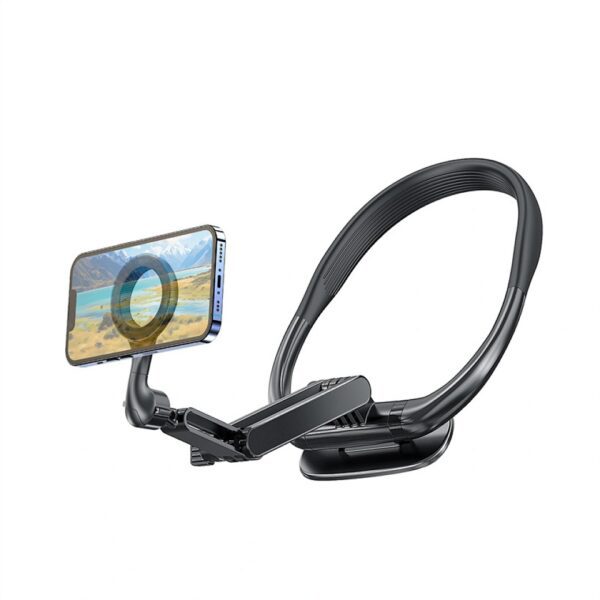 6976975615874-2 Wiwu Neck hanging magnetic stand Wi-CH320 Black
