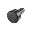 Wiwu Exeed 200W QC+PD Fast Car Charger Wi-QC026 Black