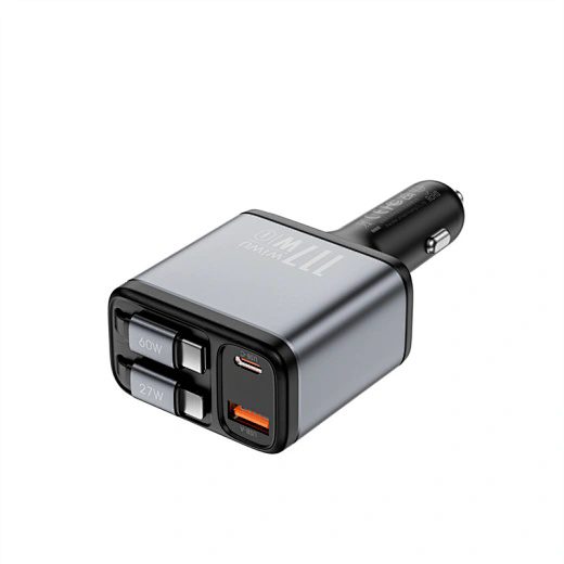 Wiwu Exeed 117W QC+PD Fast Car Charger Wi-QC027 Tarnish