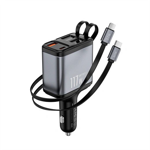 Wiwu Exeed 117W QC+PD Fast Car Charger Wi-QC027 Tarnish