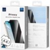 Wiwu iP14ProMax/15 Plus/16 6.7 plus iPrivacy 360° Tempered Glass GT-011 Transparent black