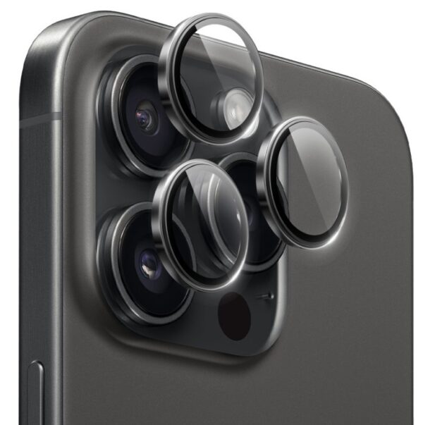 Wiwu 3D Eagle eys lens guard for IP16 &IP16 Plus, LG-005 Black