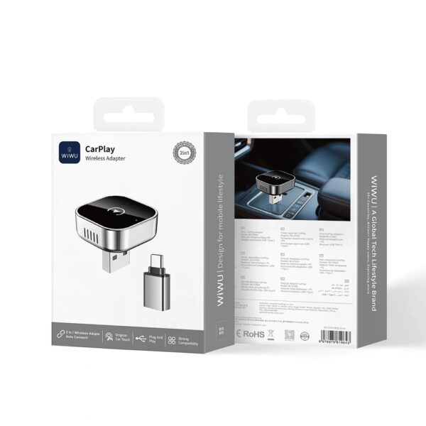 Wiwu CarPlay Wireless Adapter Wi-CP003 Silver