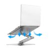 Wiwu Rotative Foldable Laptop Stand S801 silver