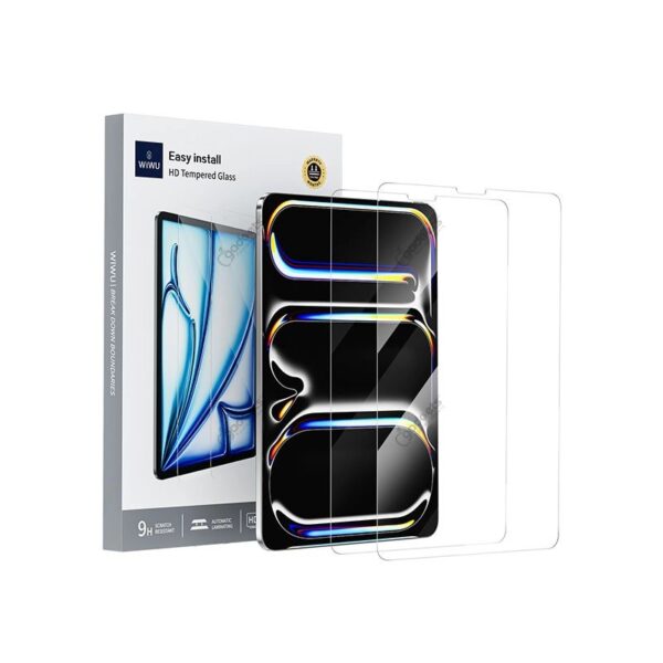 6977703652697-2 Wiwu Easy install HD Tempered Glass Wi-GQ004 10.9Air3/4/5&11 pro Clear