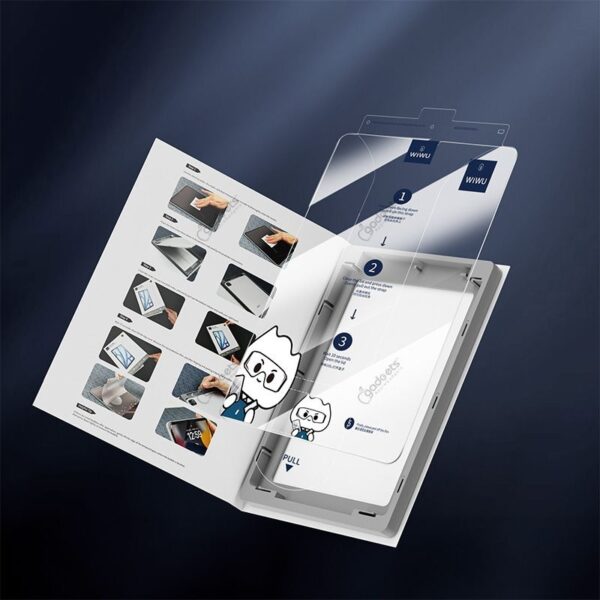 6977703652697 Wiwu Easy install HD Tempered Glass Wi-GQ004 10.9Air3/4/5&11 pro Clear
