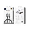6977703654240-2 Wiwu Titanlink Series Charging Cable 1M Wi-C055 A-L Grey