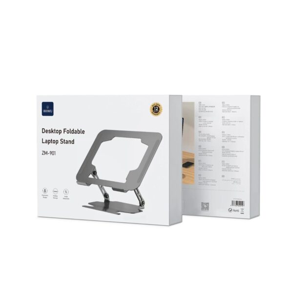 6977703654912-2 Wiwu Laptop Stand ZM-901 Grey