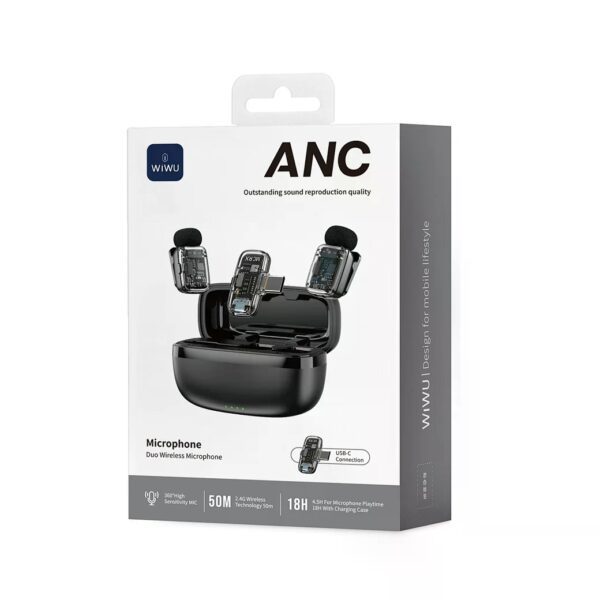 Wiwu ANC Microphone Wi-WM008 Black