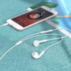 7-11 Hoco M1 Max crystal earphones with mic white
