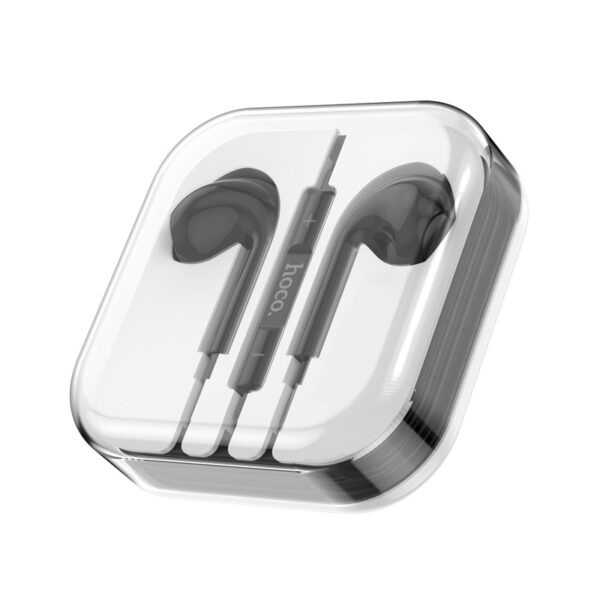 Hoco M101 Max Crystal grace Type-C wire-controled digital earphones with microphone black