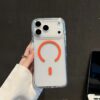2.0mm clear magsafe case iPhone 17 Pro Max ORANGE
