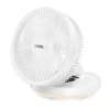 Hoco DF13 Retractable folding fan with night light dual-purpose white