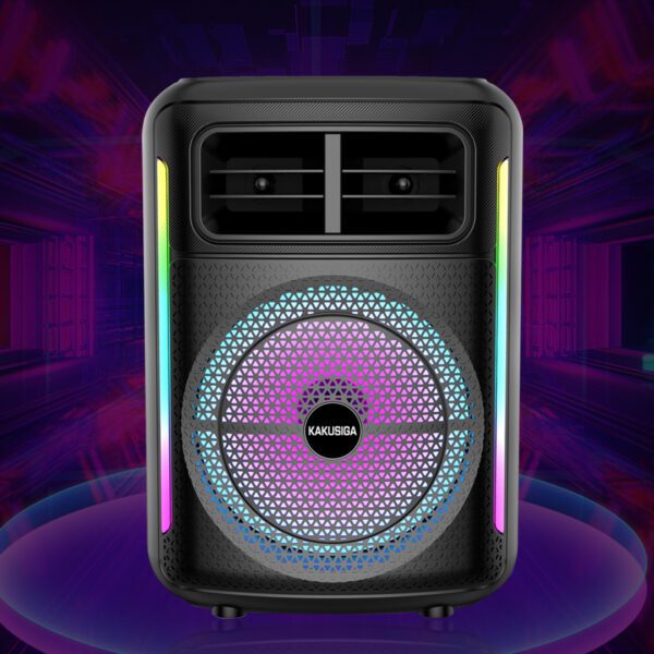 KAKUSIGA KK-8102 YUBO colorful light wireless speaker Black