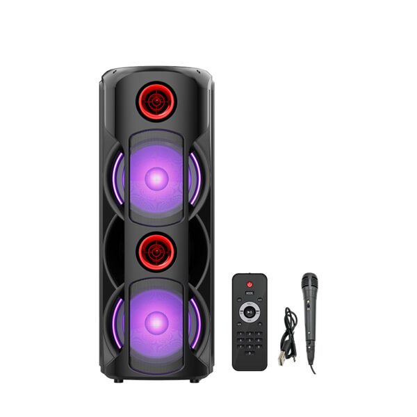 H62199c2f3a01454090324b8c059bd969d Sing-e ZQS8225 RGB Party Dual Speaker 8 inch 30W Black